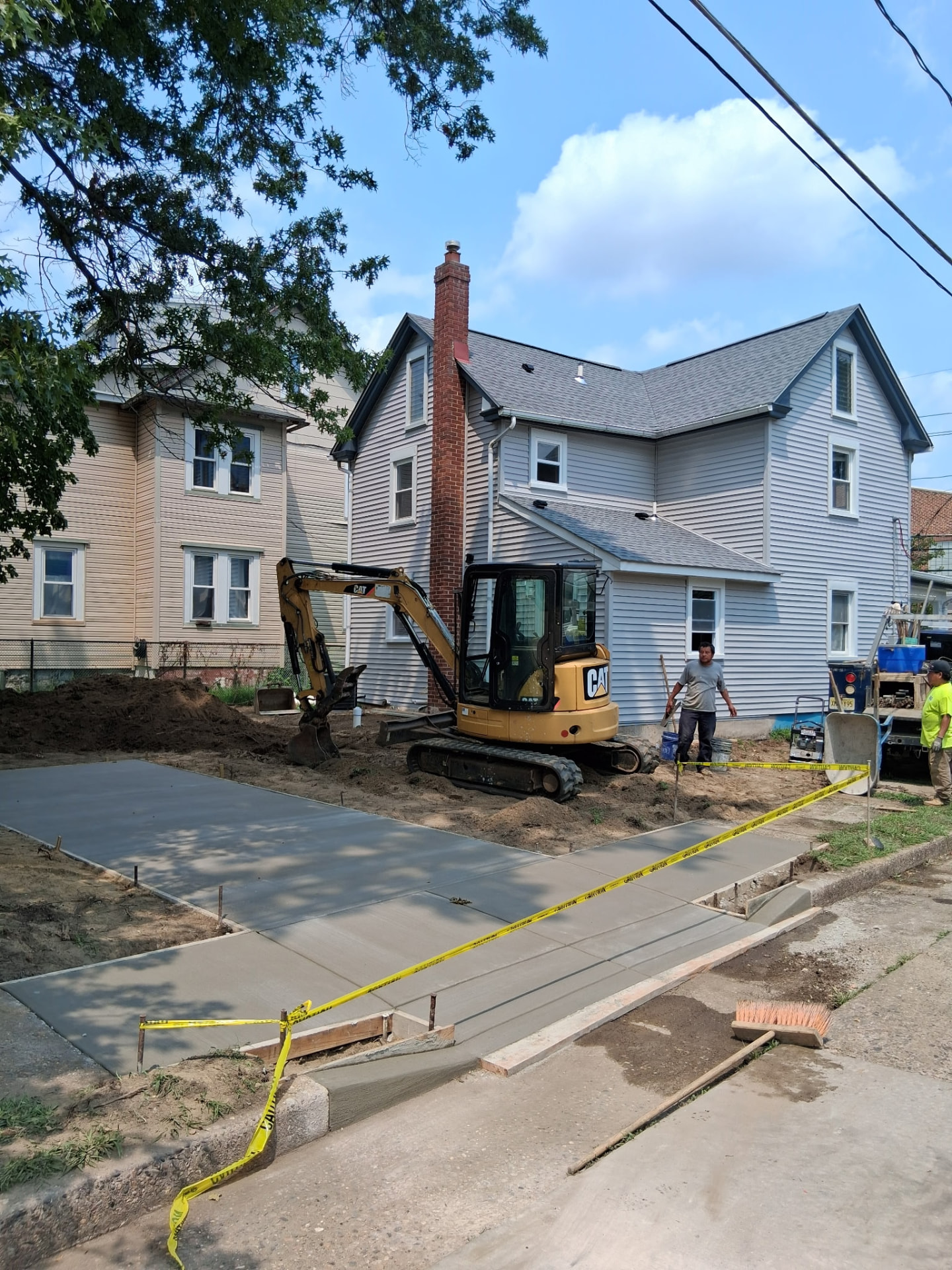 Chapel Ave Concrete Driveway — concrete project by JAC Contractors