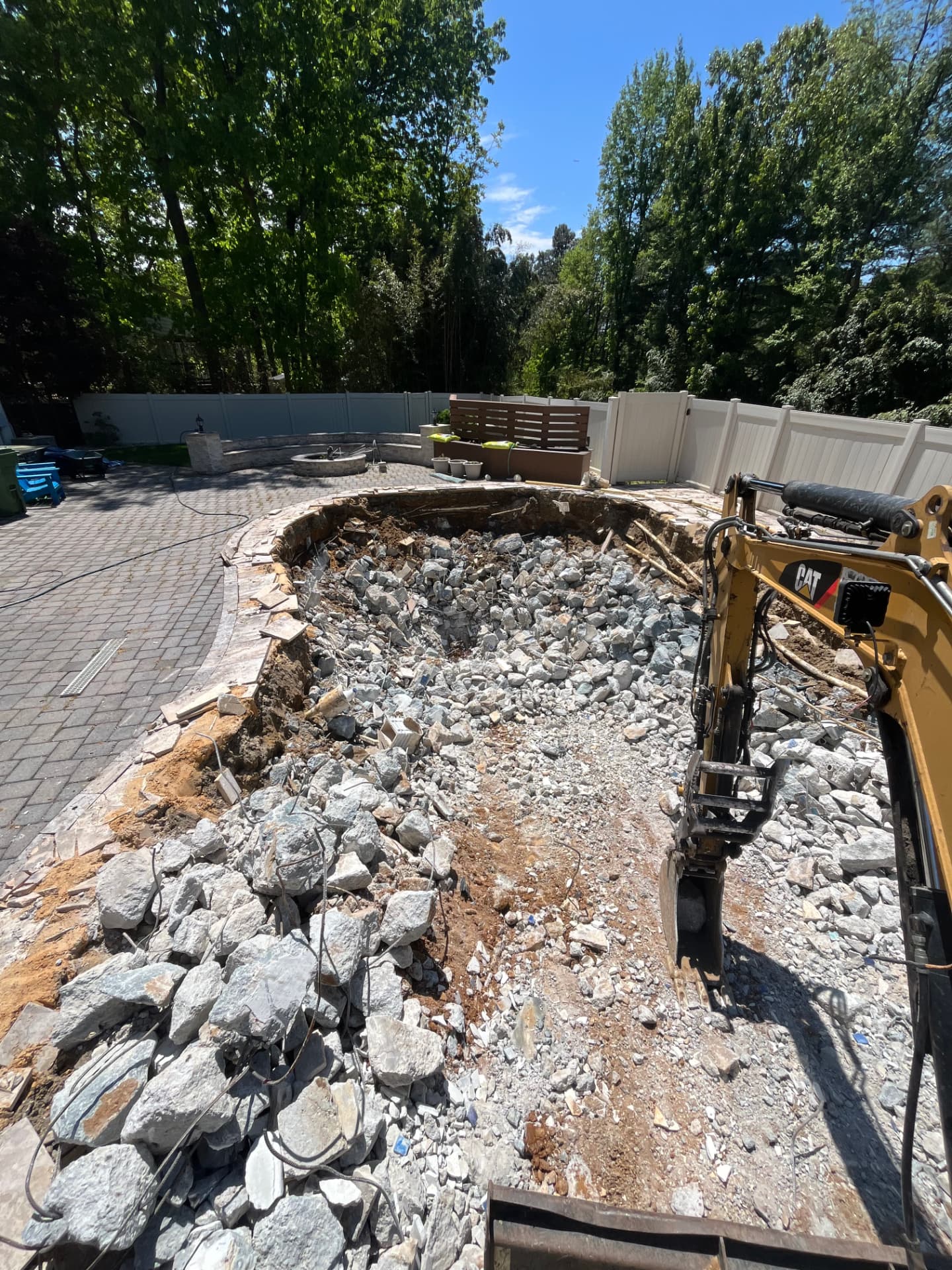 In-Ground Pool Demolition & Backfill — image 2