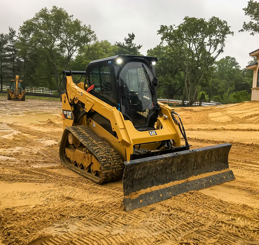 JAC Contractors excavation equipment on a New Jersey job site