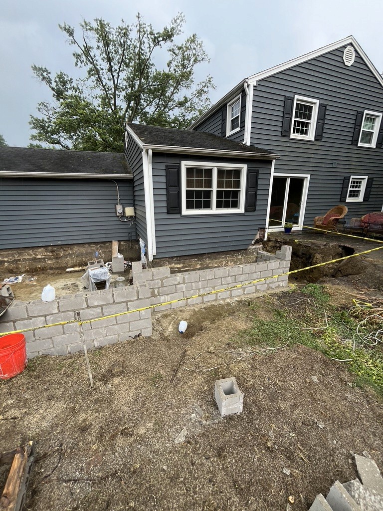 Covered Bridge Road Foundation — foundation project by JAC Contractors